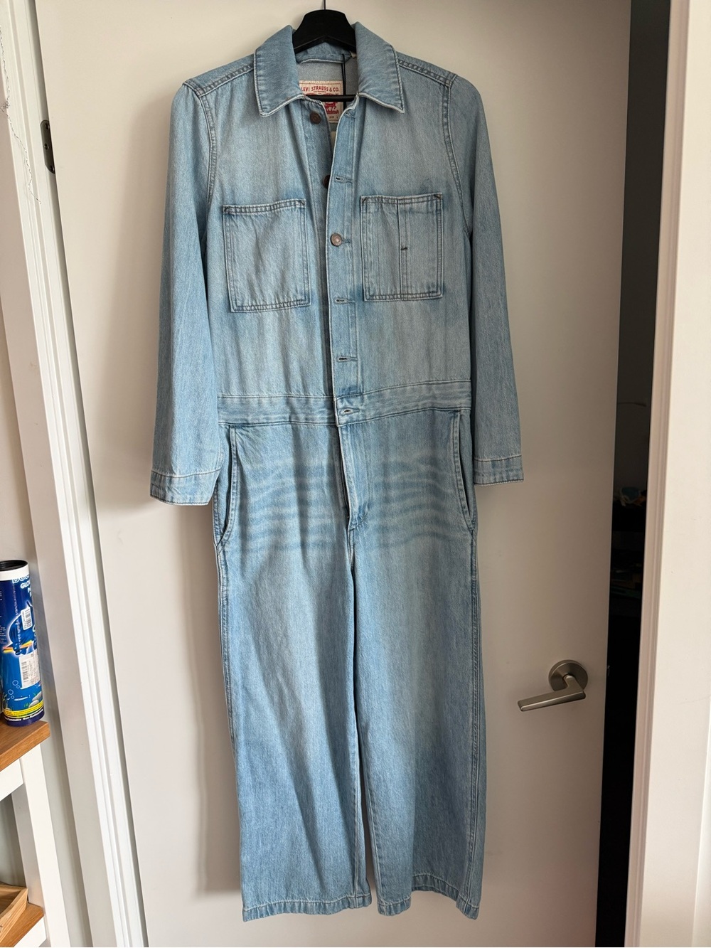 Levi's Light Wash Denim Jumpsuit